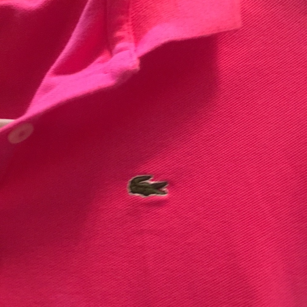 Lacoste Pink Polo - Picture 2 of 3